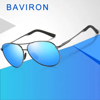 

BAVIRON Sunglasses Men Polarized UV Protect Classic Pilot Sun Glasses Women Mirror Sunglasses Male Driving Polarized Glasses Man