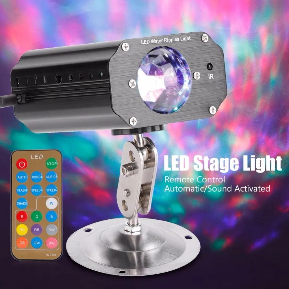 

Remote Control Color Change Disco Light Moving Head Stage Light LED Projector DJ Lights Disco Clubs Bar Lamp luces discoteca