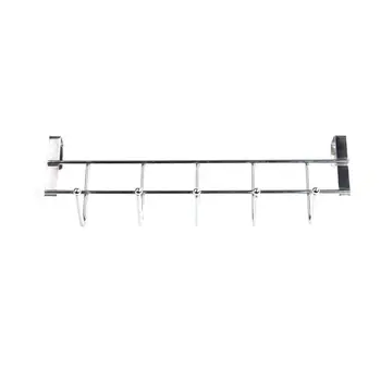 

1 Pc Door Back Hook Stainless Steel Horizontal Strip Widen Clothes Hanger Towel Rack Coat Hook for Bathroom Kitchen Wardrobe