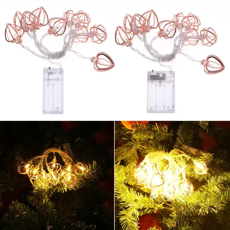 Guirnalda de cadena Led Corazón de amor árbol de Navidad luces de hadas Luce impermeable hogar jardín fiesta al aire libre vacaciones Decoración Guirnalda de cadena Led Corazón de amor árbol de Navidad luces de hadas Luce impermeable hogar jardín fiesta al aire libre vacaciones Decoración