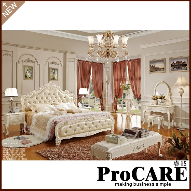 Antique Bedroom Furniture Styles Promotion-Shop For Promotional French style doble bed two sizes of corium bed for choice bedroom furniture - Antique Bedroom Furniture Styles Promotion-Shop For Promotional
