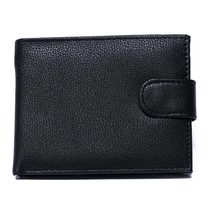 

Men's Genuine Leather Wallets Hasp Cross Vertical Black Brown Colors Change Coins Purse Wallets For Men #04