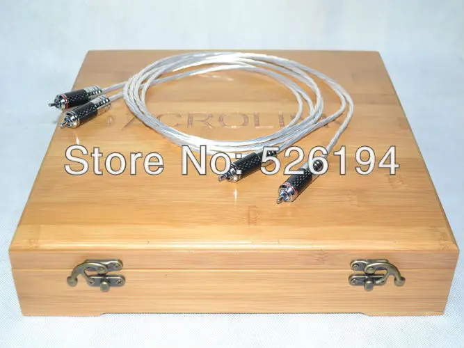 

Pair ST-48B OCC copper silver plated balance interconnect cable With Gold plated XLR Connectors