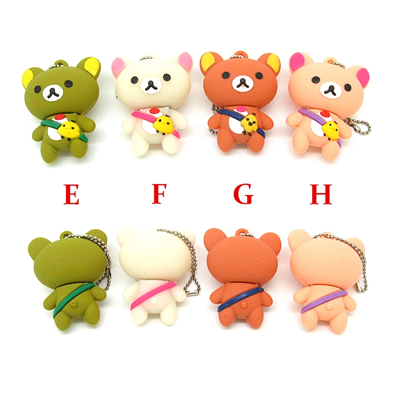 cartoon Rilakkuma bear usb flash drive disk memoria stick pendrive gift cute Kuma Pen drive personalizado 4gb 8gb 16gb 32gb cartoon Rilakkuma bear usb flash drive disk memoria stick pendrive gift cute Kuma Pen drive personalizado 4gb 8gb 16gb 32gb