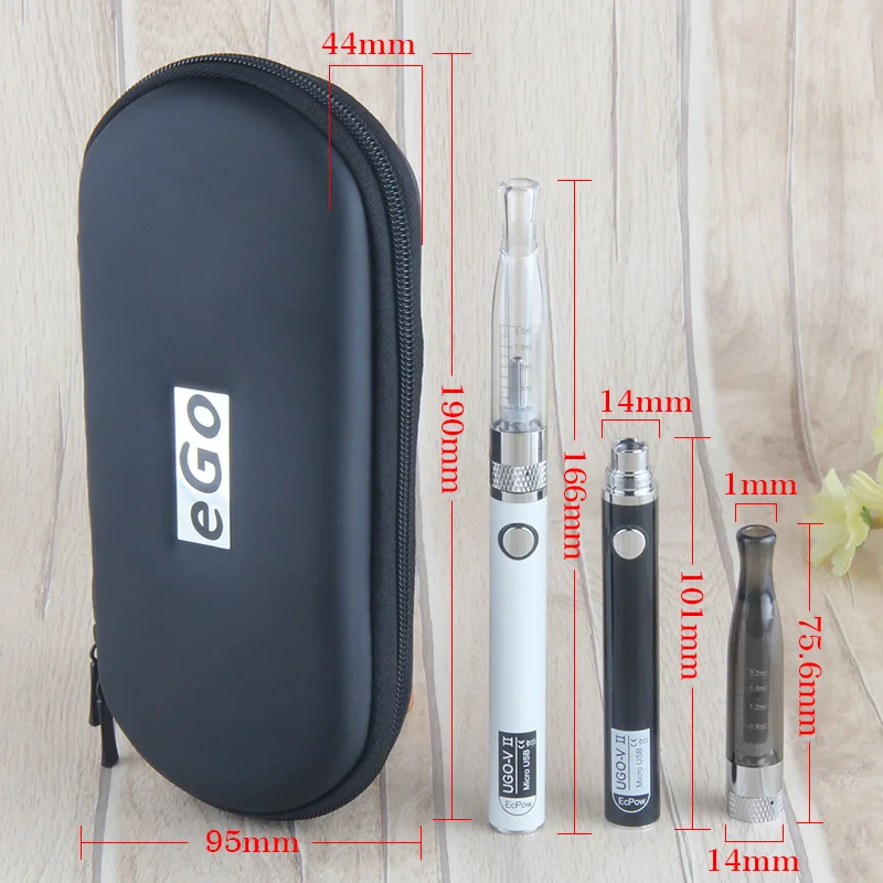 Kingfish double UGO-V ll H2 vape in eGo Kit Zipper Case VAPE 650/900mah UGO-V ll battery 2.0ml H2 atomizer Electronic Cigarette Kingfish double UGO-V ll H2 vape in eGo Kit Zipper Case VAPE 650/900mah UGO-V ll battery 2.0ml H2 atomizer Electronic Cigarette
