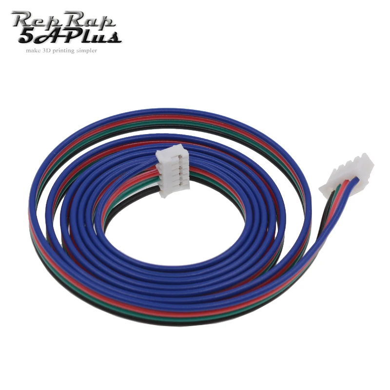 Шаговый мотор кабель 6pin ph2.0 к 4PIN XH2.54 4 вести провод 1 м длиной удлинитель 3d принтер