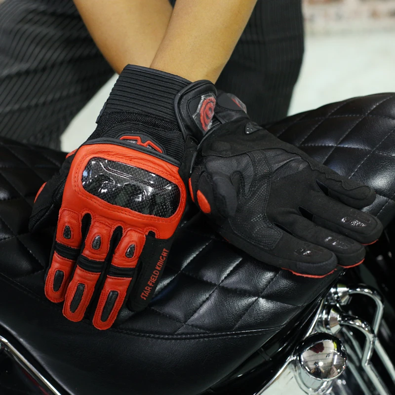 Топ Guantes модные перчатки из натуральной кожи полный палец Moto мужчин Moto rcycle Прихватки для мангала Moto rcycle Защитное снаряжение Moto крест Прихватки для мангала kg522