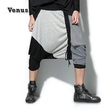 Новая мужская одежда весна и осень модные панковские брюки больших размеров цветные хип-хоп шаровары певицы костюмы