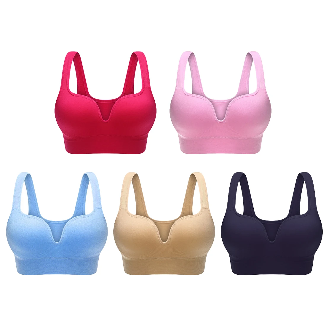 New Women Padded Push up Sports Bra for Yoga Fitness Daily Wear Wire