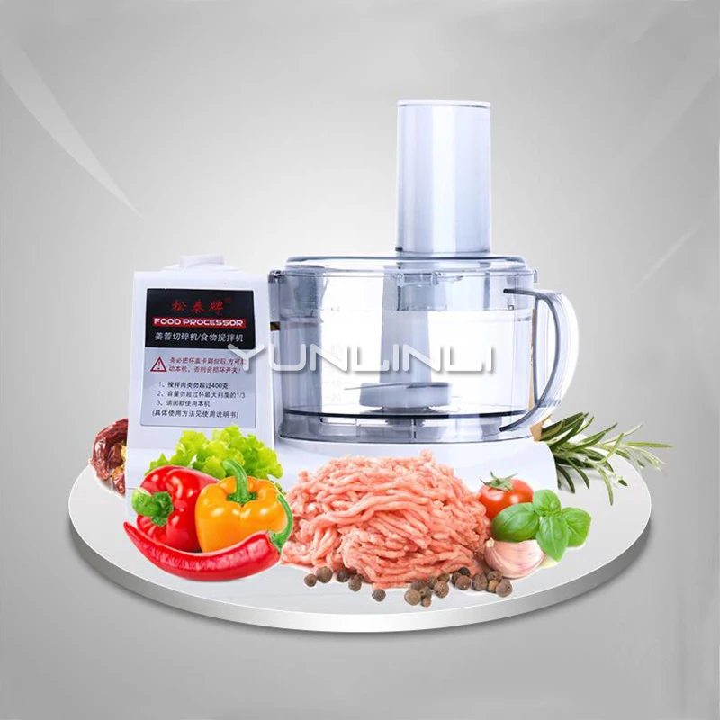 Household Food Processor Commercial Garlic Chopper Electric Meat Grinder Multifunctional Ginger