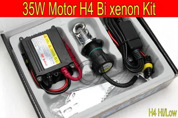 

Free Shipping 1 Set Top Quality 35W H4 Hi/Low Bi Xenon Motorcycle HID Conversion Kit/Xenon Kit,3000K,4300K,6000K,8000K,10000K