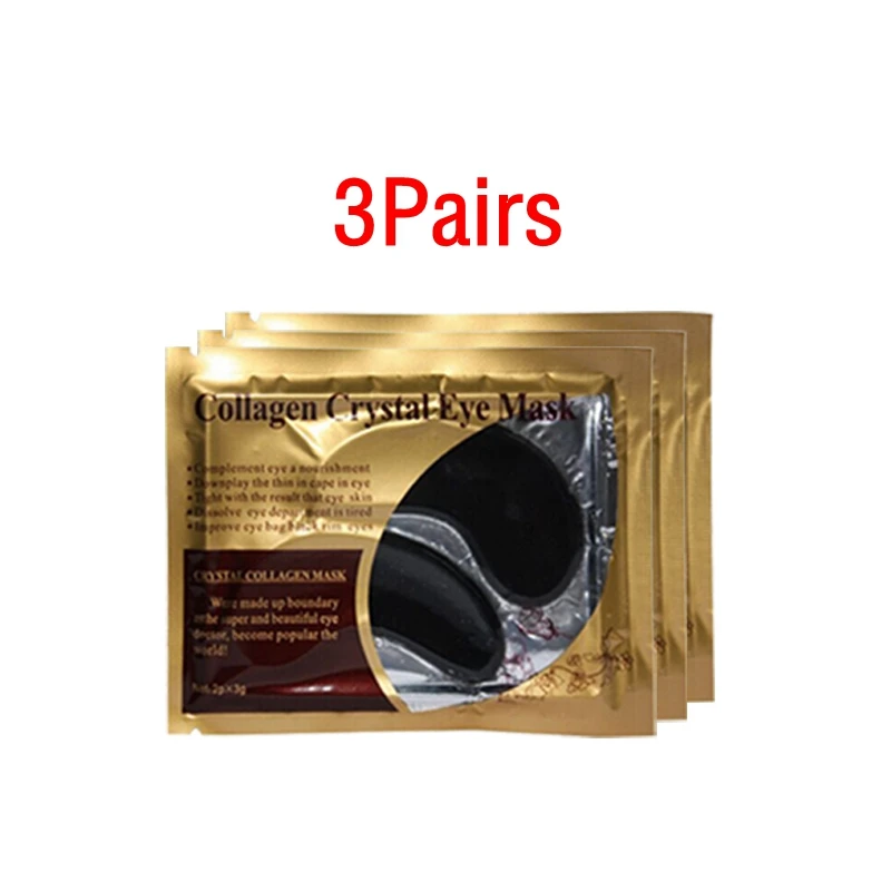 3pairs style1 10 шт = 5 упаковка коллагеновая маска для лица патчи для глаз увлажняющий крем против старения морщин темные круги Отечность маски - Цвет: 3pairs style1