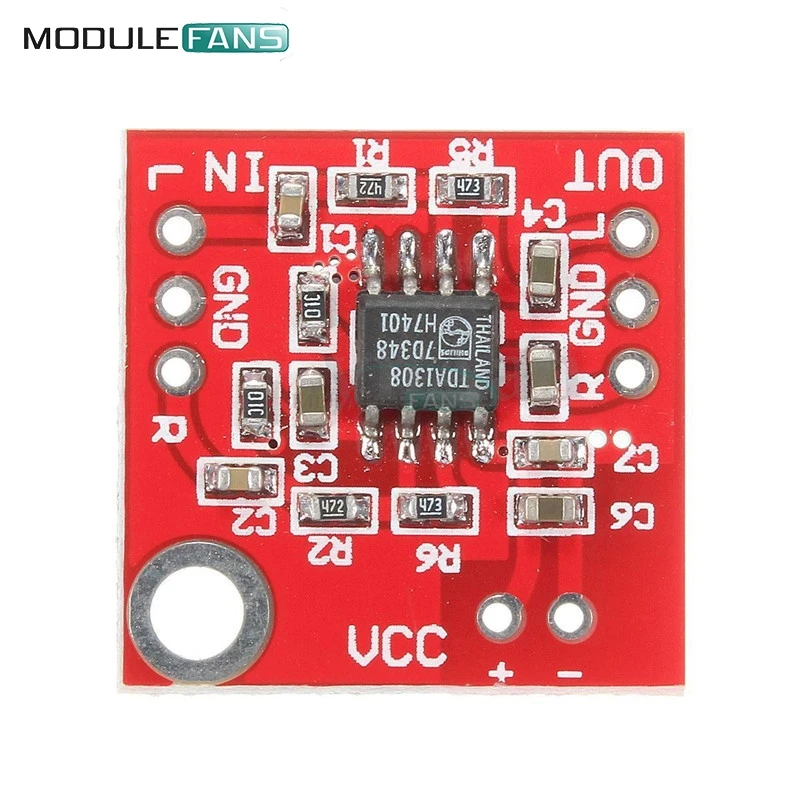 Стерео TDA1308 усилитель для наушников гарнитура усилитель предусилитель доска модуль 3 V-6 V Diy Kit Электронная Модуль платы блока программного управления