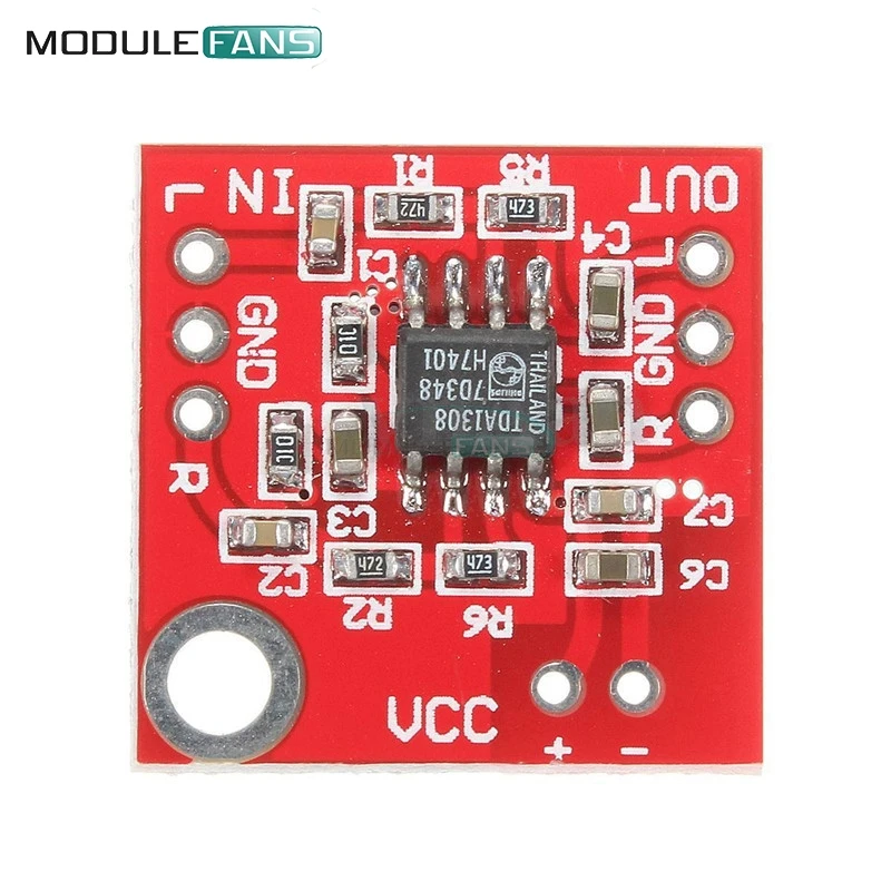 Стерео TDA1308 усилитель для наушников плата гарнитура модуль 3 в 6 Diy Kit электронный