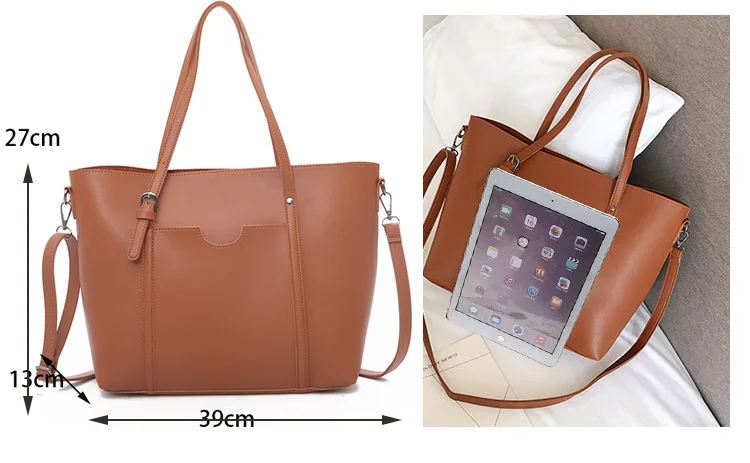 Большая женская сумка, Высококачественная кожаная женская сумка через плечо, дизайнерская женская сумка-мессенджер, Женская Повседневная Сумка-тоут