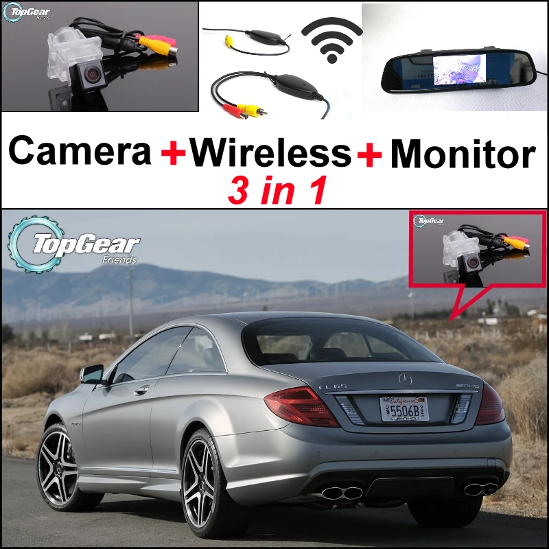 3in1 Special WiFi Camera + Wireless Receiver + Mirror Monitor Rear View Parking Back Up System For Mercedes Benz C Class MB W204 3in1 Special WiFi Camera + Wireless Receiver + Mirror Monitor Rear View Parking Back Up System For Mercedes Benz C Class MB W204
