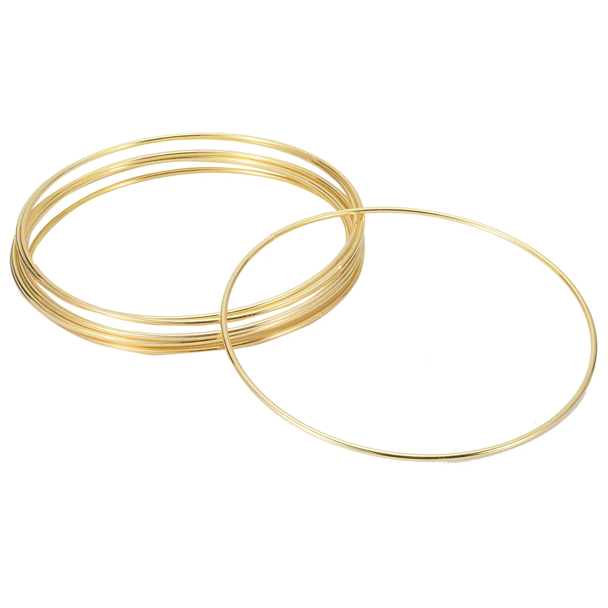 10PCS 2.8*150mm Gold Dream Catcher Dreamcatcher Material Metal Rings Hoops For DIY Handmade Wicker Crafts Tool Accessories