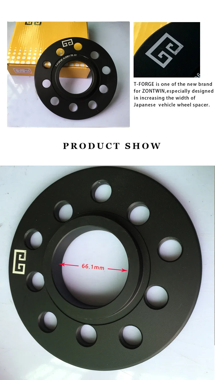 Переходник для колесных дисков INFINITI T-FORGE 5, 5-114.3 от 66.1 до 73.1, алюминивый, ЧПУ обработка, для G35/G37/I30/I35/J30/M35,M45/Q45/EX35/FX35