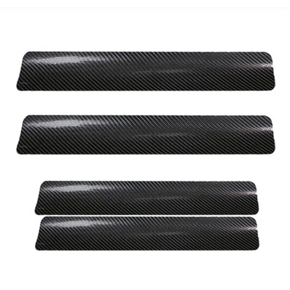 

Universal 3D/4D Car Threshold Carbon Fiber Sticker Door Plate Anti-Kicked Scratch Protection Car Sticker Strip Carbon Fiber Film