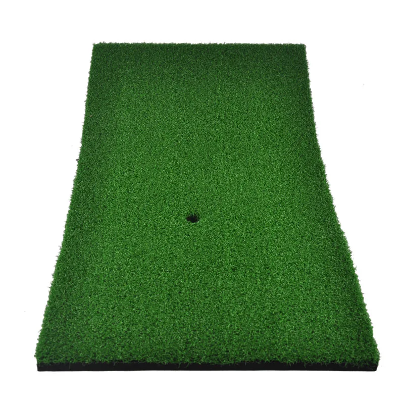 PGM Brand Indoor Backyard Golf Mat Training Hitting Pad Practice Rubber Tee Holder Grass Mat Grassroots Green 60cm x 30cm