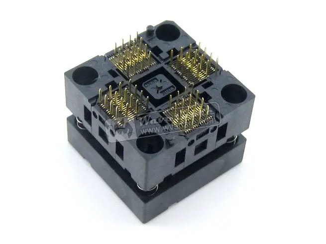 QFP64 TQFP64 LQFP64 PQFP64 OTQ 64 0.4 01 Enplas QFP IC тестовая сгорающая розетка 0 4 мм шаг|qfp64|pitch carbonqfp64