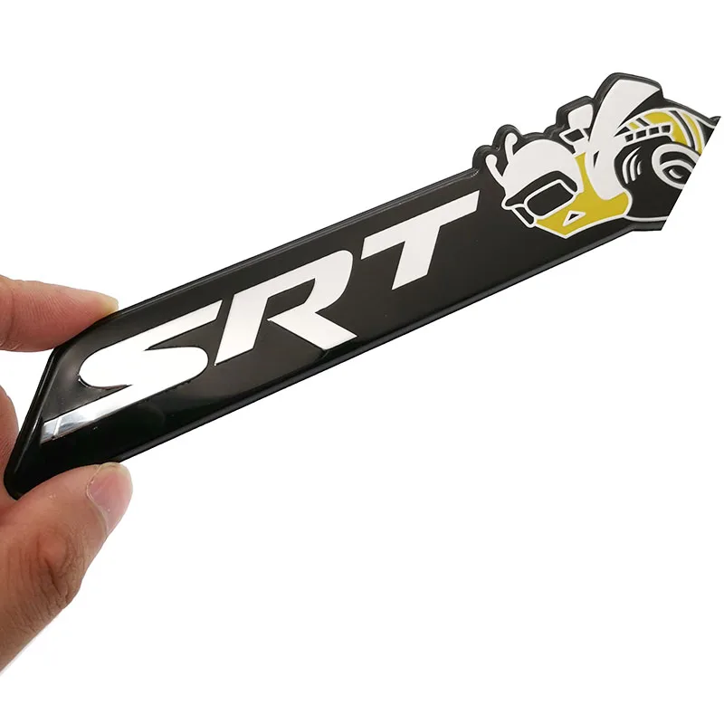 1pcs SRT Super Bee Car Metal Alloy Emblem Badge Stickers for Chrysler Dodge Charger Challenger R/T | Автомобили и мотоциклы