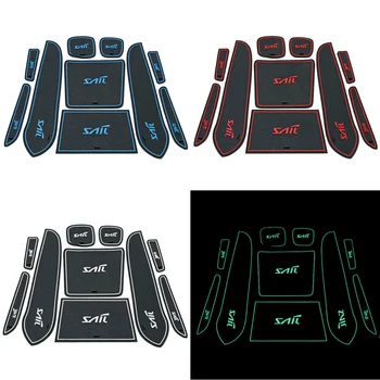 

Car Anti Slip Mats Car Door Slot Latex Groove Mat Interior Cup Cushion Fit for Chevrolet Sail AT 2010 To 2013 10pcs Car-Styling