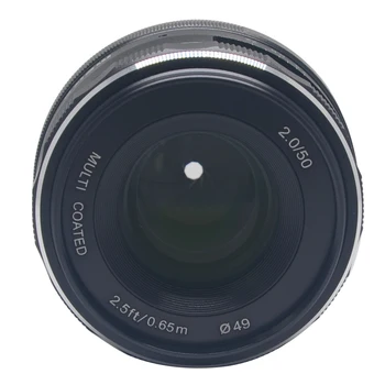 

Mcoplus/Meike 50mm f 2.0 lens Large Aperture Manual Focus lens APS-C For Canon Eos M1 M2 M3 Mirrorless cameras
