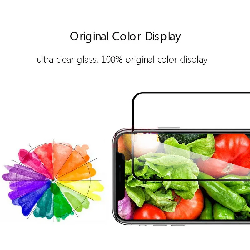 Защитное закаленное стекло 0 3 мм 9H 5D borde curvo de vidrio для iphone 6 7 8 X plus на 8|Защитные