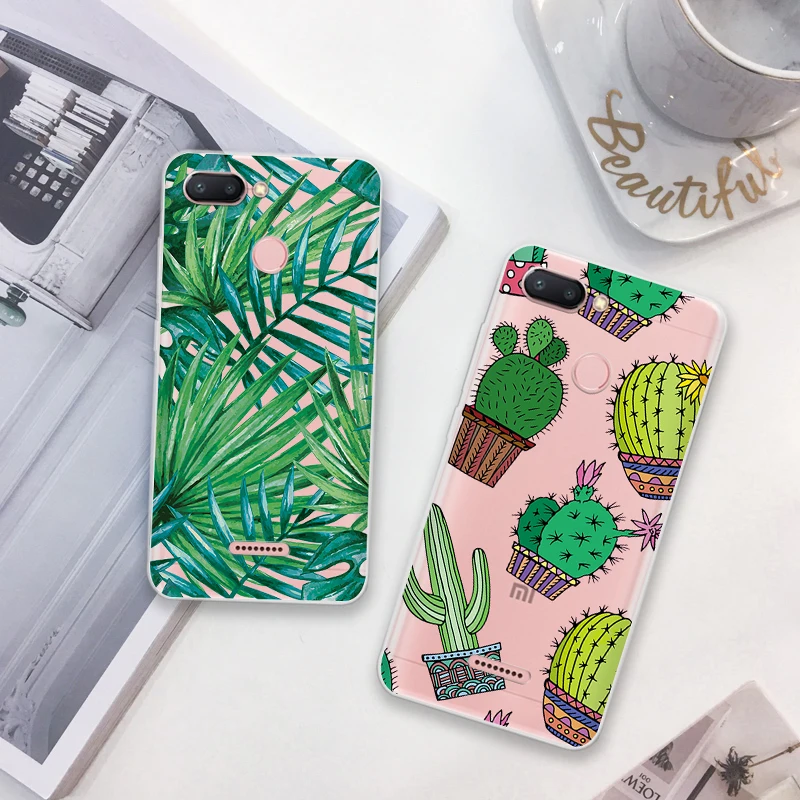 Silicone Soft TPU Phone Case For Xiaomi Redmi Note 7 Note 6 5 Pro 6 6A 6 Pro Mi 9 A2 A1 Painted Cover Case For Xiaomi Mi 9 A2 A1