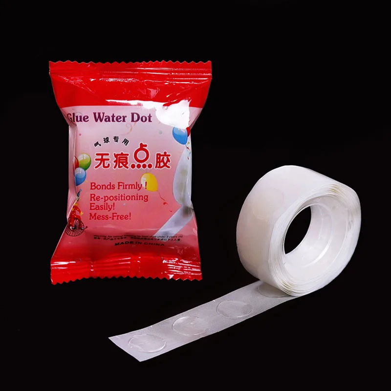 500Pcs/5 Rolls Balloons Glue Dot Sticky Double Sided Rubber Adhesive Balloon Accessories Party Wedding Decoration Supplies - Цвет: 5 Rolls