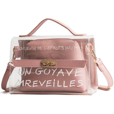 

ZHIERNA Women's Shoulder Bag Female's Handbag Modeling Simple Suitable Shopping And Leisure Occasions Of Women's Bag See-through