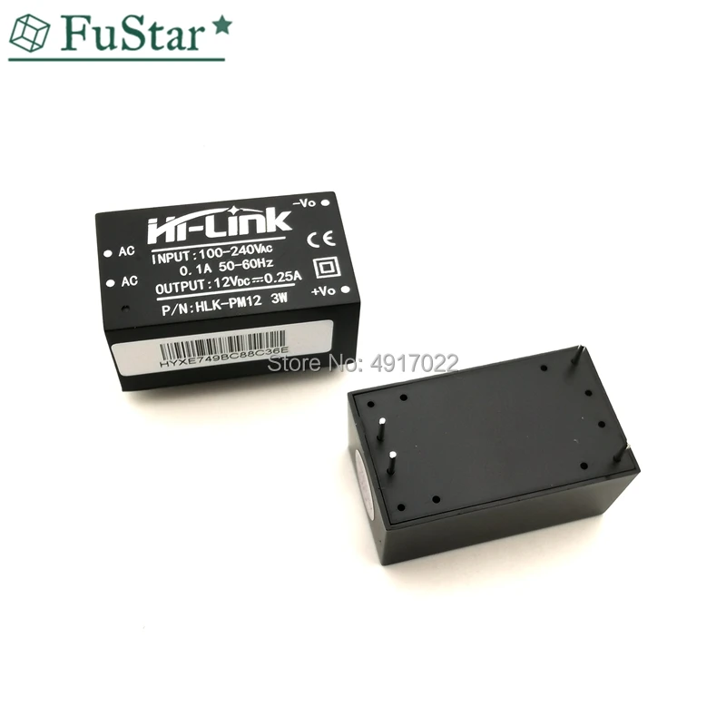 HLK-PM01 HLK-PM03 HLK-PM12 AC-DC 220V 5 V/3,3 V/12 V Мини модуля питания, интеллигентая(ый) бытовой выключатель питания модуль