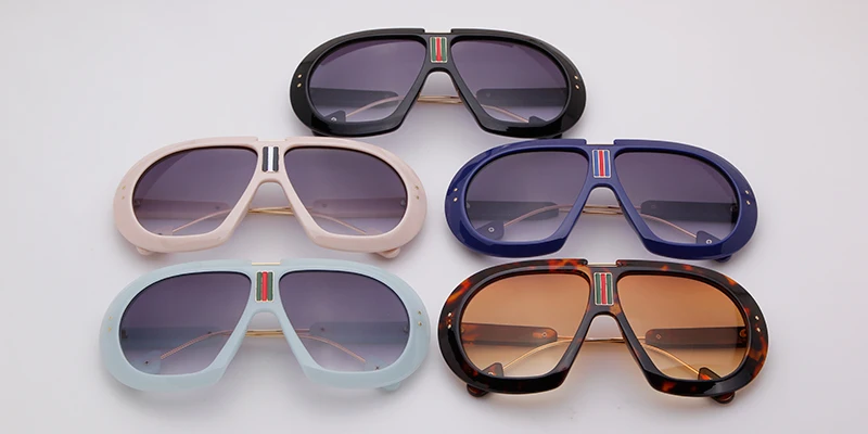 WHO CUTIE, негабаритные солнцезащитные очки для женщин, черепаховая оболочка, леопардовая оправа, солнцезащитные очки, мужские авиационные очки, солнечные очки OM870