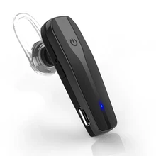 Bluetooth Headset Wireless Bluetooth Hand-free Headset with Clear Voice Capture Technology Safty Driving for iPhone SAMSUNG