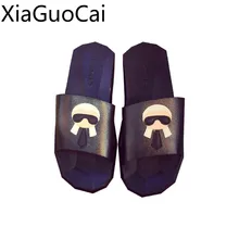 Брендовые Модные мужские летние тапочки; модные домашние тапочки унисекс на плоской подошве; нескользящие летние шлепанцы для мужчин; s