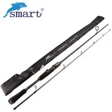 Умная спиннинговая Удочка 2,4 м, 2 секции, 145 г, углеродная m мощность, приманка Canne, Удочка baitcasing, удочка для ловли карпа, удочка для ловли нахлыстом
