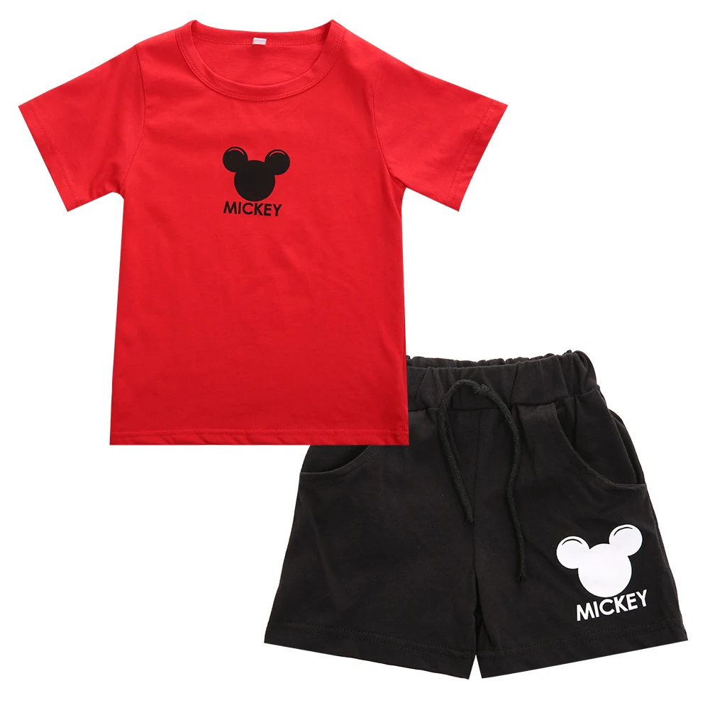 Online Buy Wholesale Mickey Mouse Baby Boy Outfits From China 2pcs Mickey Mouse Cotton Unisex Baby Boy Girl Clothes Short Sleeve T-shirt +Shorts - Online Buy Wholesale Mickey Mouse Baby Boy Outfits From China