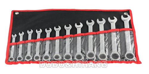 D6105 MARK 12pcs-Ratchet-Wrench-Set-the-key-Combination-ratchet-Open-Ring-Hand-Tool-For-Auto-kit-chave