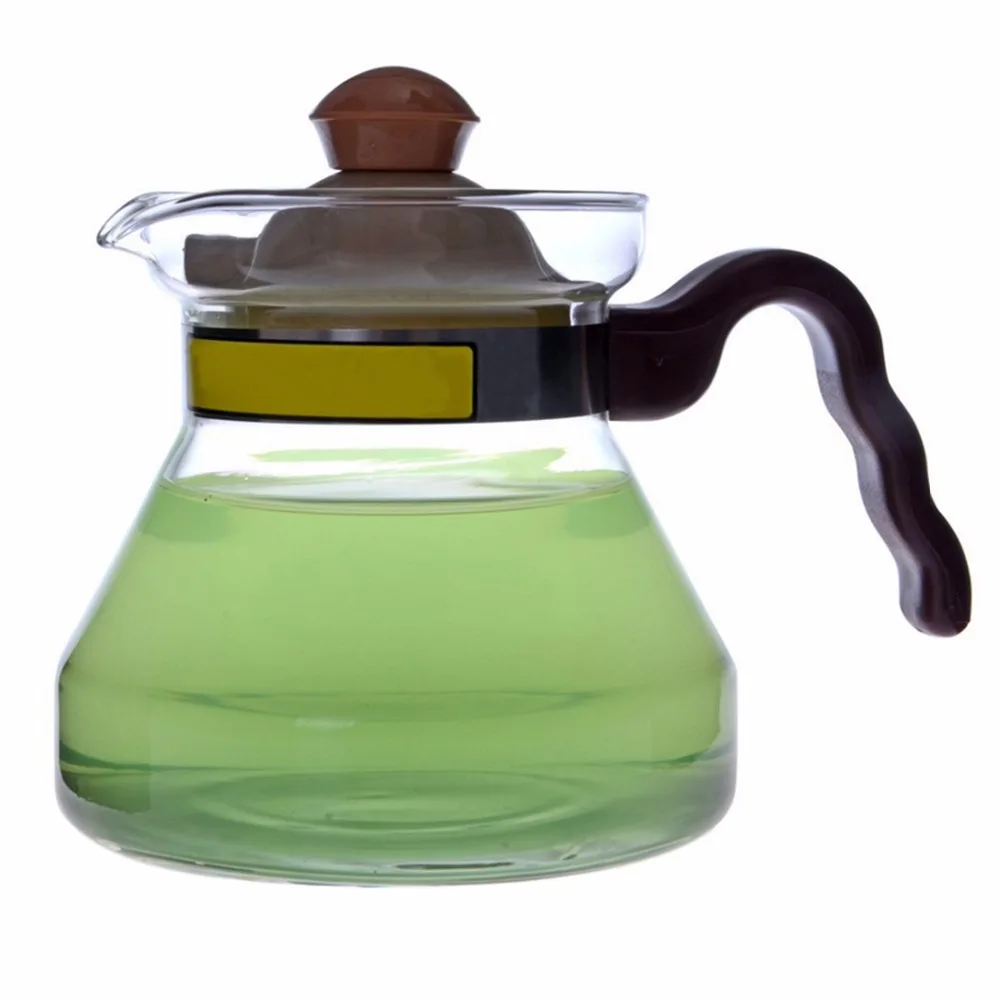 400 мл термостойкий боросиликатный стеклянный чайник, кофейник, газовый электрический духовой чайник, безопасная посуда