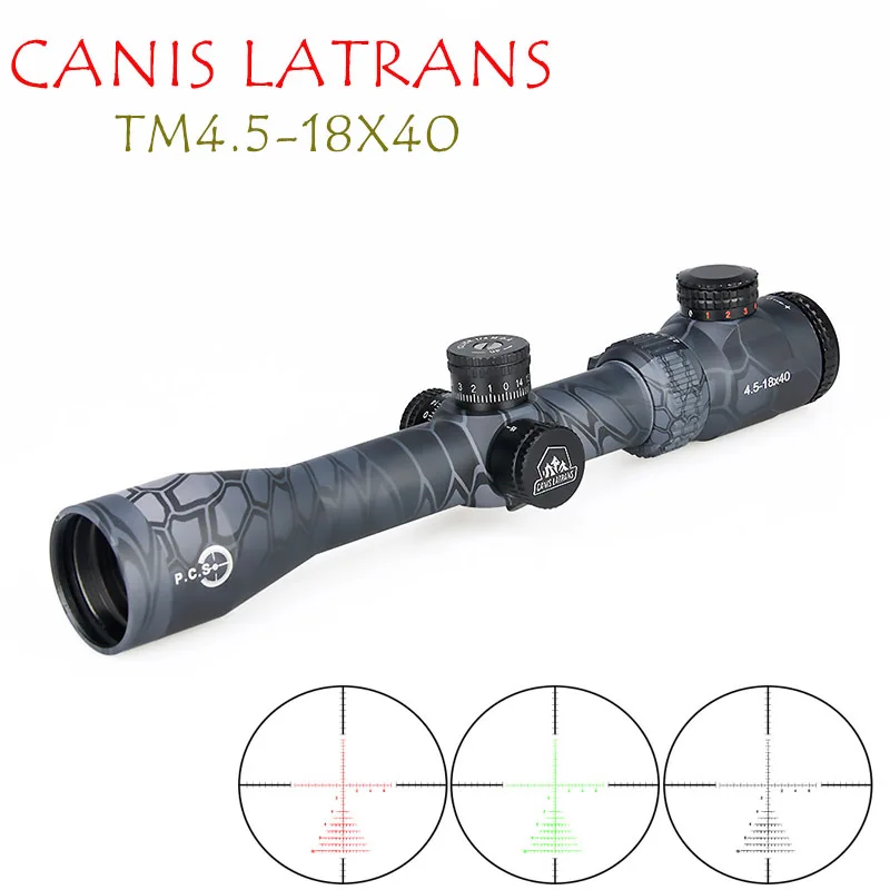 

New Riflescope Optical sight for Air Rifle Canis Latrans TM4.5-18x40 Aim Scope Crossbow For Outdoor Hunting Optics Sight
