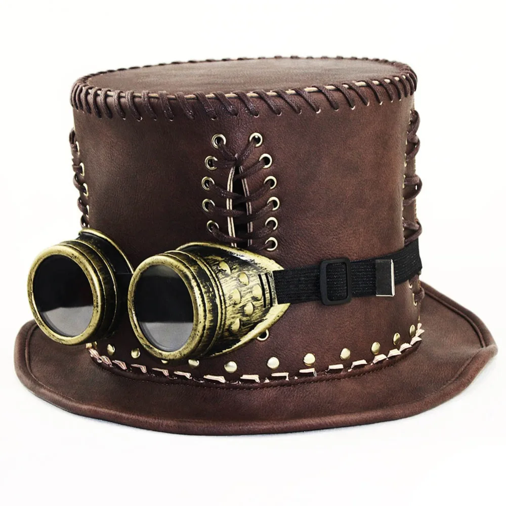 

Women Retro hat Victorian Steampunk Industrial gentleman Lolita Dance party Hat Halloween Cosplay Props