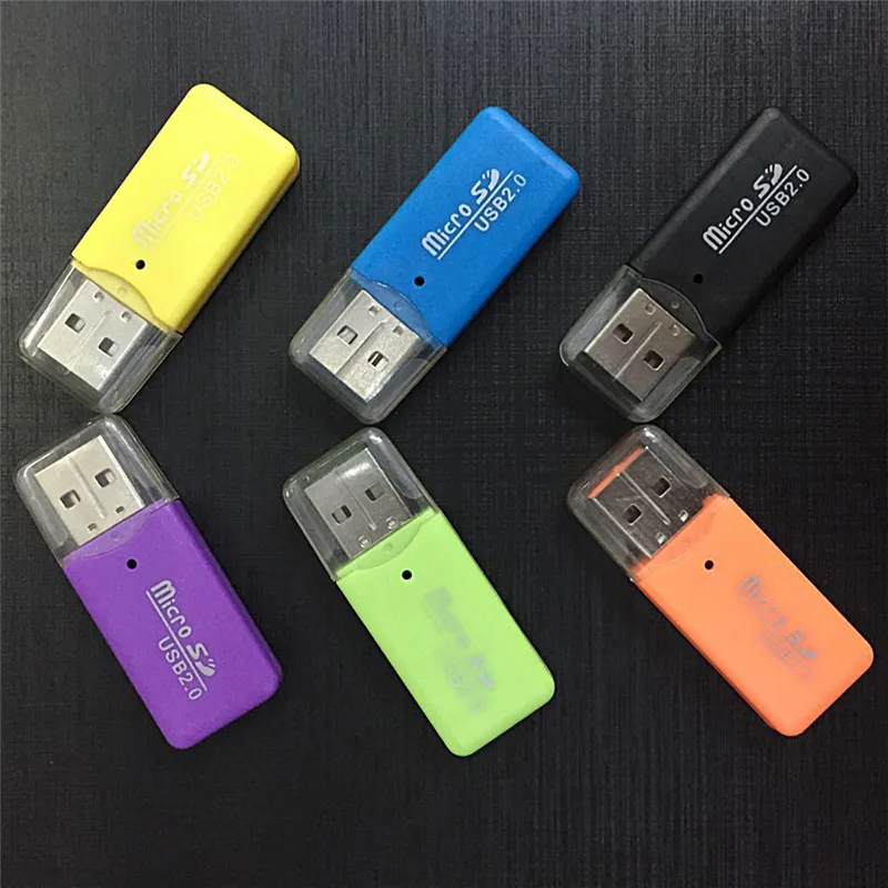 Мини кардридер USB 2 0 Micro SD карта памяти TF адаптер для подключения и
