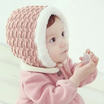 

Baby Hat New Autumn Winter Newborn Girl Boy Toddler Infant Wind Velvet Warm Earmuffs Knitting Hat Unisex Fashion Caps 6-15M