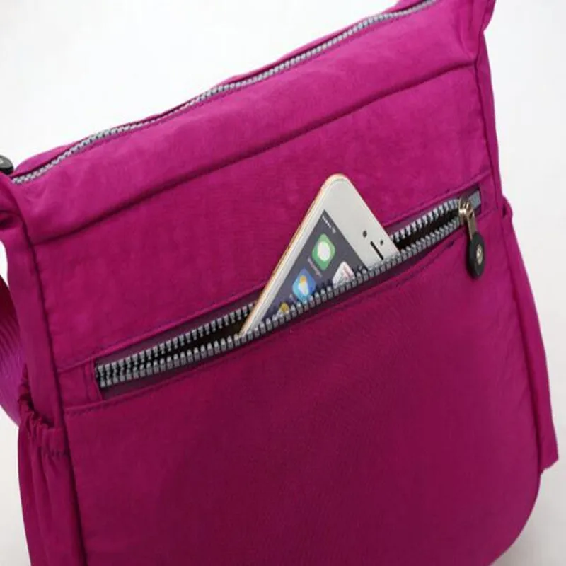 Bolso KipleFamous marca de diseño mujer bolsa de mensajero de nailon Casual Bolso de hombro Floral Bolsos cremallera bandolera Bolsos sacamain