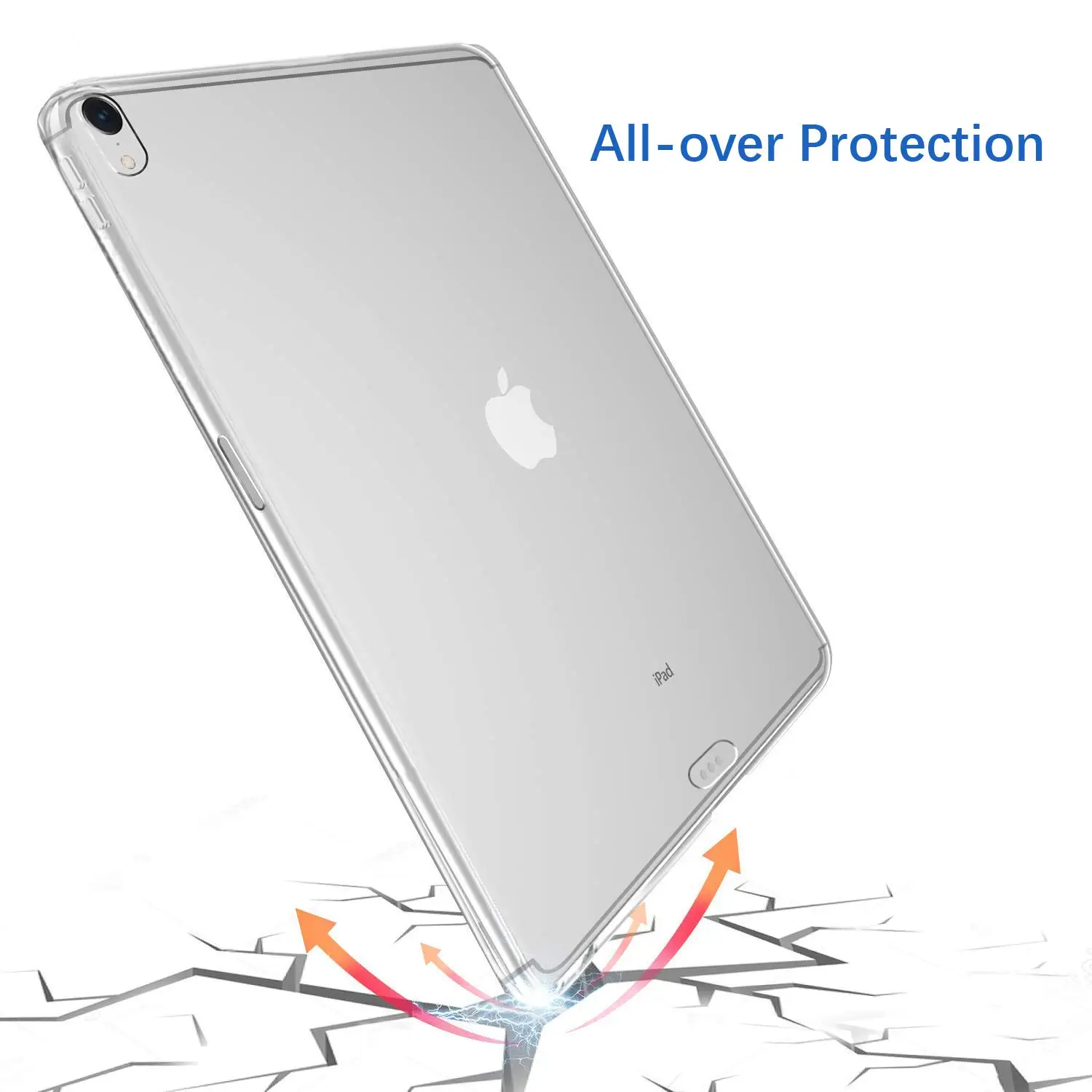 Силиконовый чехол для iPad Pro 11 2018 9 7 прозрачный тонкий силиконовый мягкий ТПУ