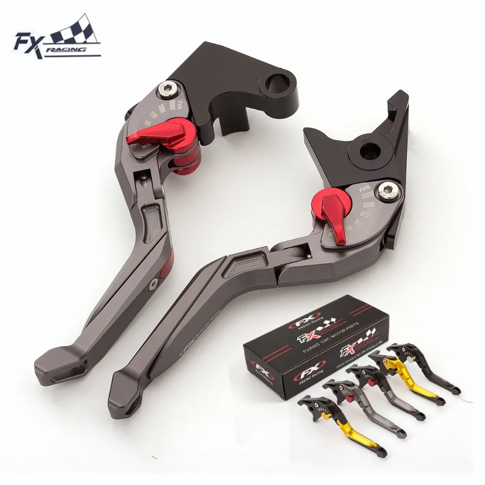 

FX CNC 3D Rhombus Motorcycle Folding Extendable Brake Clutch Lever Aluminum For Kawasaki Z125 Z250SL Z300 NINJA 250R 300R