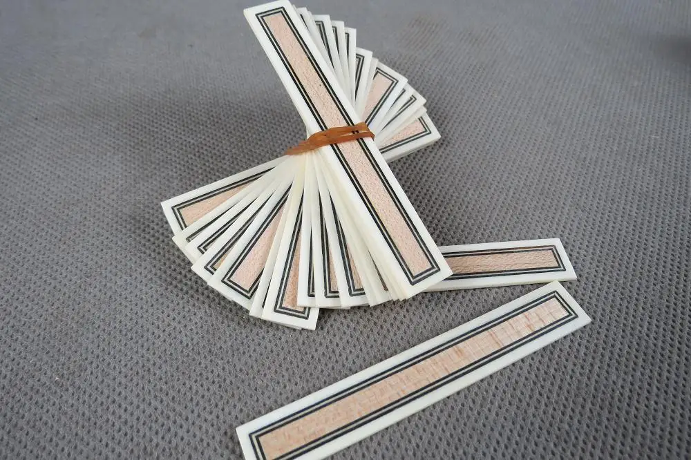 Classical Guitar Bridge 5 Pcs Tie Blocks Inlay Maple A19 Guitar