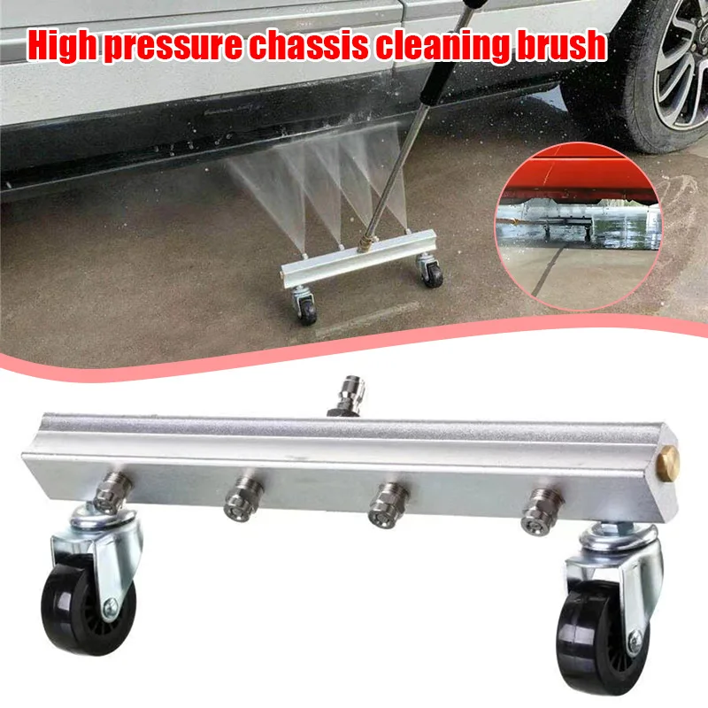 

Car Chassis Cleaning Pressure Washer Water Broom Nozzles Automobile Cleaner Sweep Driveway Road XR657