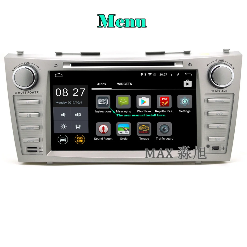 Excellent 2din 2G+16G Car DVD Player for Toyota CAMRY AURION v40 2007 2008 2009 2010 2011 with Radio DAB+ BT swc GPS free map 4G WIFI 2